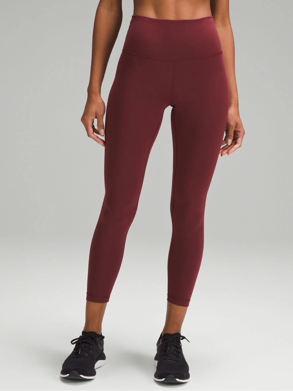 Lululemon Wunder Train High-Rise Tight 25" Red Merlot Burgundy Leggings Size 2